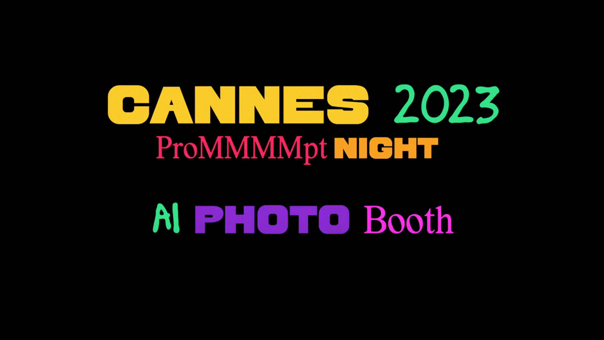 Cannes AI Photobooth (2023) 🇳🇱 🇫🇷 #interactive #installation #AI #fabrication #immersive #live